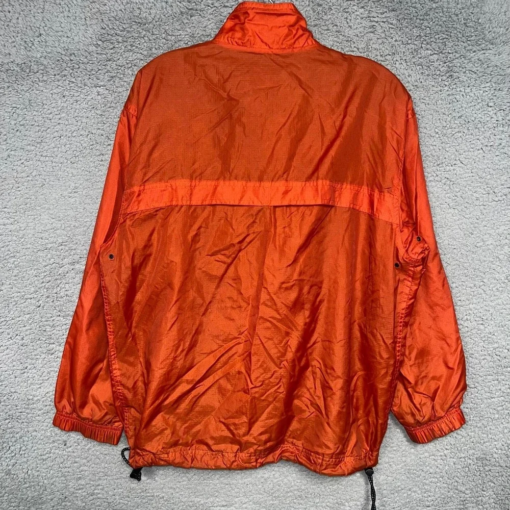 VTG Gap Windbreaker Youth Sz 2XL XXL (14-16)‎ Orange Full Zip Mesh Lined Jacket